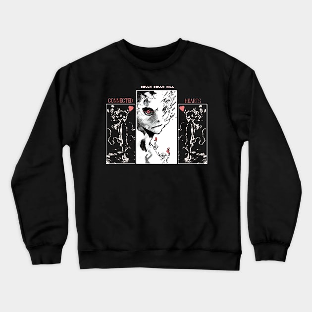 Dolly Kill Kill ''CONNECTED HEARTS'' V1 Crewneck Sweatshirt by riventis66